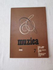 Revista Muzica 1968, nr. 7, reviste culturale vechi foto