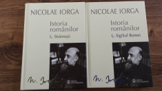 ISTORIA ROMANILOR 2 VOLUME STRAMOSII/SIGILIUL ROMEI - NICOLAE IORGA foto