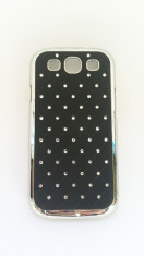 Husa Eleganta MARO cu pietricele Toc Capac metalic Samsung Galaxy S3 i9300 + Folie Protectie Display GRATIS foto