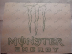 Sticker , abtibild , folie auto tuning moto ieftin &amp;quot; MONSTER ENERGY &amp;quot; foto