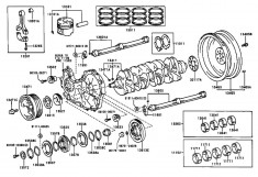 Piston STD motor 3.0 D-4D Toyota cu bolt fara segmenti foto