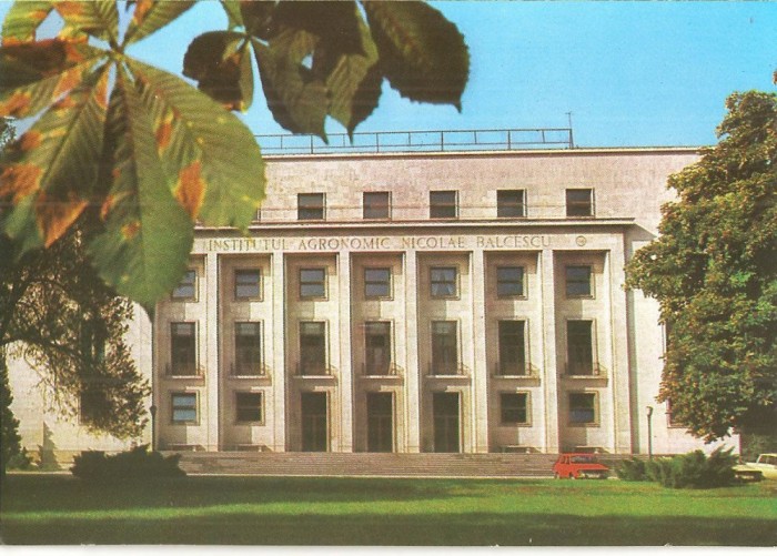 CPI (B4165) BUCURESTI. INSTITUTUL AGRONOMIC &quot;NICOLAE BALCESCU&quot;, EDITURA MERIDIANE, NECIRCULATA, (14575)