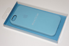 iPHONE 5 5S CASE HUSA PIELE BLUE 100% ORIGINALA APPLE STORE, SIGILATA * mf044zm/a * STOC REAL * mai multe CULORI ! foto