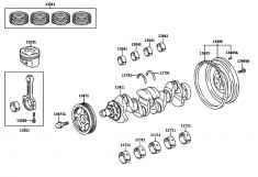 Biela piston motor 1,33 Dual VVTi Toyota foto