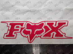 Sticker , abtibild , folie auto tuning moto ieftin &amp;quot; FOX &amp;quot; din folie ORACAL foto