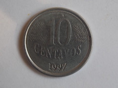 10 CENTAVOS BRAZILIA 1997 foto