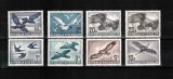 Austria 1950/53, Mi #955-956 + 968X+Y + 984-987, pasari, MNH, cota Michel 347 ?