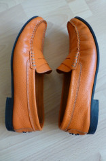 Pantofi MagiCobbler piele naturala,Vero Cuoio Made in Italy,cusuti manual;40 1/2 foto