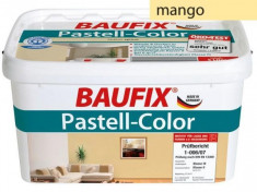 Baufix - 5 litri vopsea lavabila de interior, culoare pastel PEACH foto