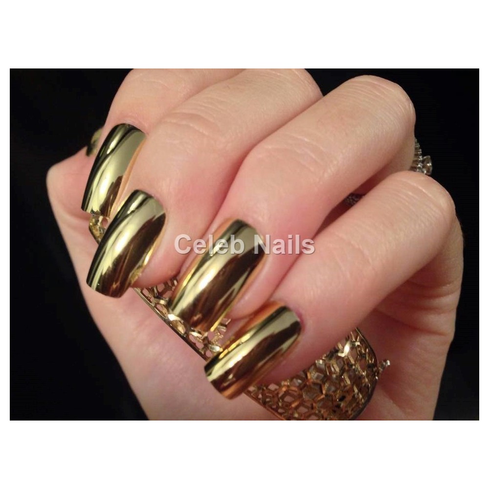 Folii Autocolante Tip Minx Unghii Metalice Aurii Argintii Rosii