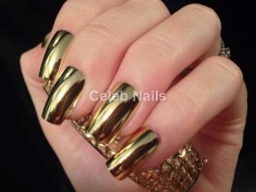 Folii autocolante tip MINX unghii metalice aurii, argintii, rosii, roz, negre, bleu / catifea 22 culori / modele sclipici foto