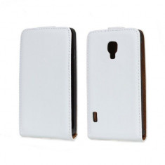 Husa Flip Case Slim Inchidere Magnetica LG Optimus L7 II P710 White foto