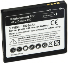 Baterie acumulator Htc Desire HD 2000 mAh + folie ecran + expediere gratuita Posta - sell by PHONICA foto
