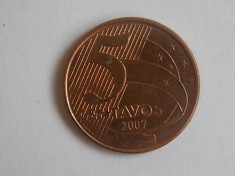 5 CENTAVOS 2007 BRAZILIA foto