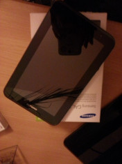 Tableta Samsung Galaxy Tab2 P3110 7&amp;quot;, 8GB, Wi-Fi, Android 4.0, Titanium Silver + HUSA CADOU foto