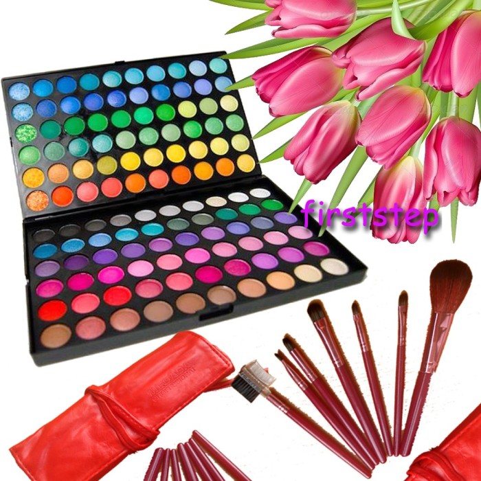 Trusa machiaj paleta farduri profesionala Fraulein 120 culori set 7 pensule Megaga Rosii par natural Cadou Ambalaj Trusa machiaj paleta farduri profesionala Fraulein 120 culori set 7 pensule Megaga Rosii par natural Cadou Ambalaj