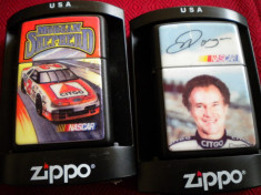 -Oferta-Set 2 x Brichete ZIPPO &amp;quot;NASCAR LIGHTERS #21 CITGO MORGAN SHEPHERD&amp;quot; Editie Limitata- Originale-Nefolosite-La cutie-Garantie pe Viata= foto