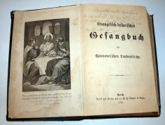 CARTE VECHE / BIBLIE / RELIGIE - 1891 - GEFANGBUCH foto