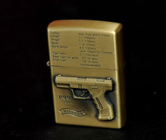 Bricheta model &amp;amp;quot; Zippo &amp;amp;quot; - pistol &amp;amp;quot; Walther - P 99 &amp;amp;quot; foto