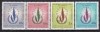 Congo(Kinshasa) 1968 - cat.nr.322-5 neuzat,perfecta stare, Nestampilat