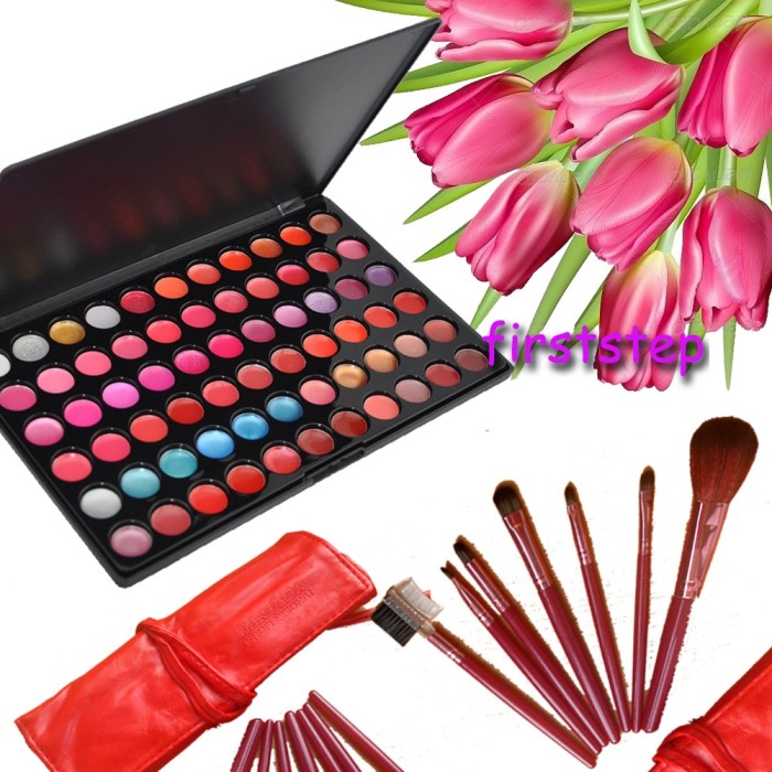 Trusa machiaj paleta rujuri profesionala Fraulein 66 culori set 7 pensule Megaga Rosii par natural Cadou Ambalaj Trusa machiaj paleta rujuri profesionala Fraulein 66 culori set 7 pensule Megaga Rosii par natural Cadou Ambalaj