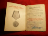 Brevet pt. Medalia 20 Ani de la Victoria impotriva Fascismului 1965 URSS, Europa