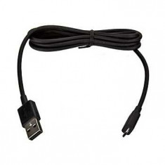 CABLU DE DATE BLACKBERRY 9790 CURVE ORIGINAL NOU CULOARE NEAGRA MUFA microUSB SI CABLU INCARCARE PENTRU INCARCATOR foto