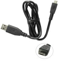 CABLU DE DATE BLACKBERRY Z30 ORIGINAL NOU CULOARE NEAGRA MUFA microUSB SI CABLU INCARCARE PENTRU INCARCATOR foto