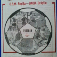 CSM Resita-Dacia Orastie (29 noiembrie 1987)