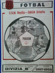 CSM Resita-Dacia Orastie (29 noiembrie 1987) foto