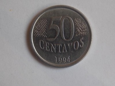 50 CENTAVOS 1994 BRAZILIA UNC foto