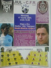Jiul Petrosani-CFR Cluj Napoca (17 martie 2007)