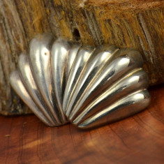 Vintage Sterling Silver -- Cercei mari &amp;#039;Art Deco&amp;#039;, 11.9 gr!!! foto