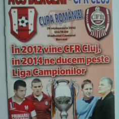 ACS Berceni-CFR Cluj Napoca (26 septembrie 2012) - meci de Cupa Romaniei