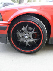 Set special de jante 18 ,, Borbet pentru BMW cu cauciucuri si ornament foto