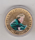 Bnk mnd Insulele Cook 1 dollar 2007 unc , Diana - Printesa de Wales - 1961-1997, Australia si Oceania