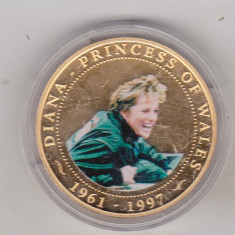 bnk mnd Insulele Cook 1 dollar 2007 unc , Diana - Printesa de Wales - 1961-1997
