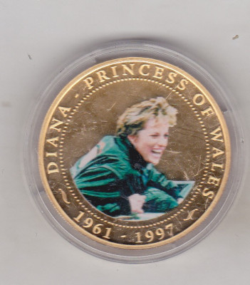 bnk mnd Insulele Cook 1 dollar 2007 unc , Diana - Printesa de Wales - 1961-1997 foto