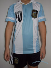 COMPLEU COPII ARGENTINA MESSI NR.10 - CM 2014 foto