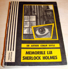 MEMORIILE LUI SHERLOCK HOLMES - Sir Arthur Conan Doyle foto