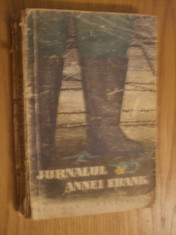 JURNALUL ANNEI FRANK * 12 iunie - 1 august 1944 --- Editia I, 1959, 277 p. foto