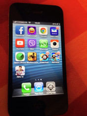 Apple iPhone 4 16GB Neverlocked - Pachet Complet (NEGRU) foto