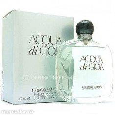 Parfum dama Giorgio Armani Acqua di Gioia original 100 ml tester foto