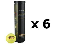 ARTICOLE TENIS ; 24 Mingi Tenis WILSON US Open, 6 cutii (6 x 4 mingi), COD 4W foto