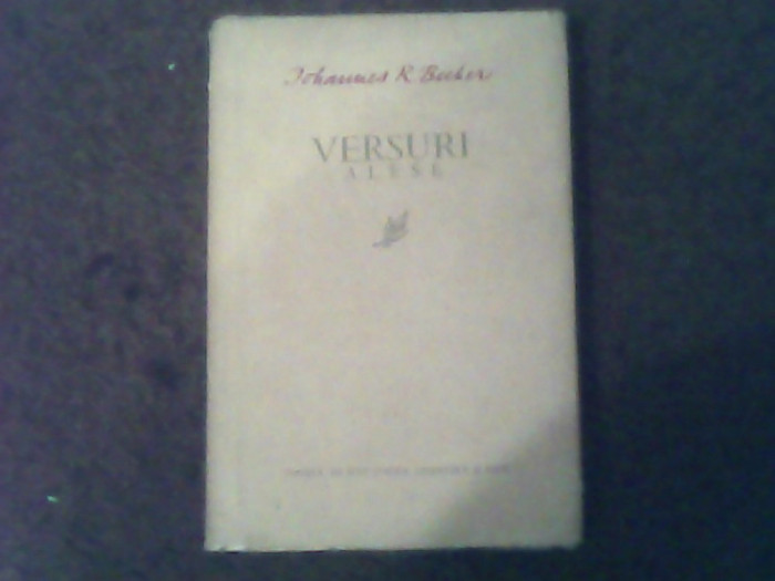 Versuri alese-Johannes R.Becher