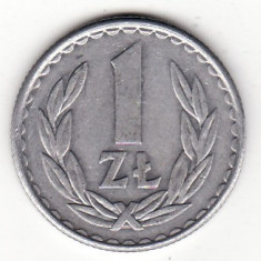 Polonia 1 zlot 1987, diam. 25 mm. - Y# 49.2