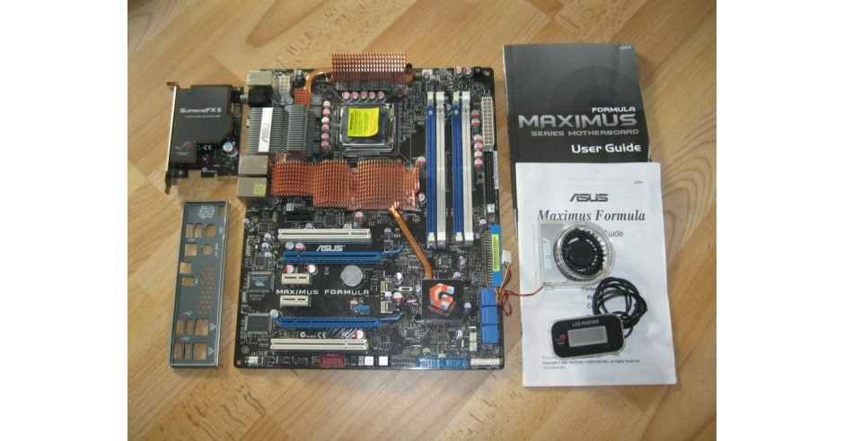 Vand super placa de baza Asus Maximus Formula socket 775,DDR 2, LCD ...