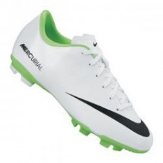 NIKE MERCURIAL VICTORY IV FG COPII alb/negru foto