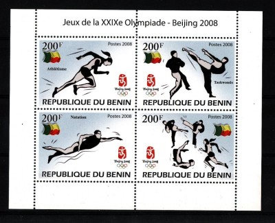 BENIN 2008 JOCURILE OLIMPICE BEIJING foto