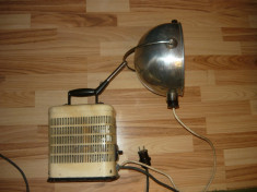 lampa de bronzat anul 1931-pre ww2 germana marca QUARTLAMPEN-GESELLSCHAFT-HANAU foto